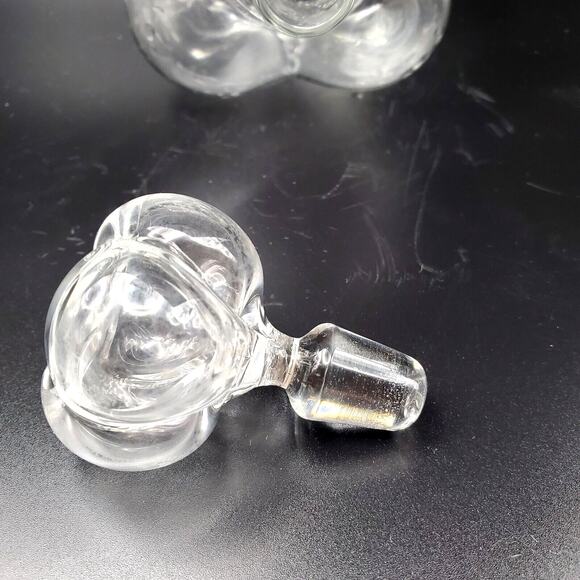 Orrefors Petite Bottle Decanter Liquor Blown Glass Stopper Cordial Bar Swedish - Picture 5 of 9